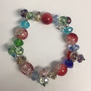 Handmade bracelet with beautiful assorted beads